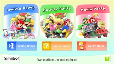 amiibo menu icons